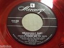Charlie Parker Melancholy Baby Bloomdido Mercury Records Red Vinyl Jazz 45 VG+
