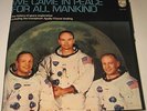 WE CAME IN PEACE FOR ALL MANKIND - LP - APOLLO 11 LUNAR LANDING