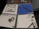 U2 - 4 U2 Play set of first four singles in plastic wallet - RARE