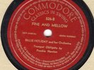 Commodore 526 Billie Holiday STRANGE FRUIT about lynching  CLASSIC