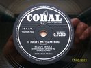 BUDDY HOLLY 78 GREAT CONDITION IT DOESN'T MATTER / RAINING IN MY HEART UK CORAL
