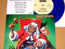 IRON MAIDEN See The Blood Flow 4 track 45 EP BLUE VINYL UK 7 RARE Running Free