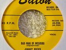 Jimmy Ricks Bad Man of Missouri 45 NM New Breed Northern Soul Popcorn RARE GREAT