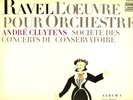 Ravel: Bolero La Valse Rapsodie Espagnole    André Cluytens    french EMI stereo