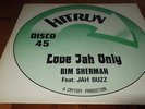 Bim Sherman Love Jah Only Rare Killer Roots 12