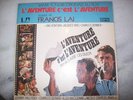 LP - L'AVENTURE C'EST L'AVENTURE - FRANCIS LAI / JOHNNY HALLYDAY -1973 - BRAZIL