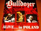 BULLDOZER - ALIVE IN POLAND LP RARE FIRST PRESS VENOM BATHORY HELLHAMMER SLAYER