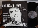 LP(2) ELVIS PRESLEY AMERICA'S OWN THE KING IN CONCERT LIVE NASSAU COLISEUM MINT-
