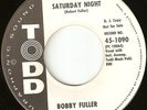 BOBBY FULLER ORIGINAL 45 RPM - *RARE* - 