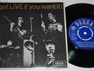 THE ROLLING STONES*GOT LIVE IF YOU WANT IT EP*1965*UN-BOXED DECCA*BEAT*SUPERB*M-