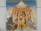 Iron Maiden POWERSLAVE Argentinian Pressing LP HARD ATTACK sticker SPANISH