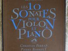 FERRAS BARBIZET 10 Violin and Piano Sonatas BEETHOVEN FALP 584-7 Rare 4LP's BOX