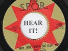 FUNK 45 Lenis Guess (SPQR 1008) Old Mill Road/Why Why Why'd She Leave Me VG++