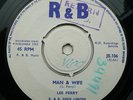 LEE PERRY-MAN & WIFE/MAD HEAD UK R&B SKA 2-SIDED THRILLER EX LISTEN