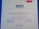 ARCHIV ED1 RED STEREO  198 242/3  BACH 6 Brandenburg Concertos Baumgartner