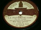 Felia Litvinne Operatic Odeon de luxe 78rpm record - HER RAREST ODEON