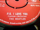 The Beatles LOVE ME DO/PS I LOVE YOU ORIGINAL 1962 UK 1ST ISSUE RED LABEL 45.