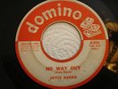 Black Rockabilly Texas Joyce Harris No Way Out / Dreamer on Domino 905 VG+ 1961