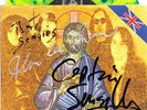 DAMNED - DISCO MAN.....YELLOW/GREEN VINYL....SIGNED.....PUNK