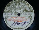 OPERA 78 rpm RECORD Fonotipia TENOR ALESSANDRO BONCI Boheme PUCCINI Faust GOUNOD