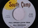 rare Soul 45 BILL BRANDON on SOUTH CAMP Listen
