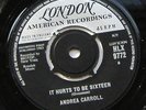 Andrea Carroll - It Hurts To Be Sixteen (London Records 1963) HLX 9772