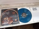 COUNT RAVEN BLUE VINYL LP - STORM WARNING / HELLHOUND IN MINT + INSERT - TOP RAR