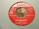 Don Red Roberts Don't Say Maybe rockabilly on Rama