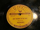PRISONAIRES Just Walkin In The Rain 78 SUN 186 original VG- vocal group 50's