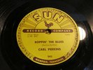 CARL PERKINS Boppin the Blues 78 SUN 243 rockabilly original VG+ nice