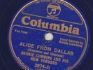 Bernie Cummins & His New Yorkers - COLUMBIA 2874-D - Alice from Dallas