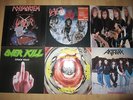 Slayer, Metallica, Anthrax, Overkill 6 Vinyl Maxis