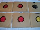 6 Vintage Greek 78 RPM Records - Columbia, Metroploitan, Nina Record Labels