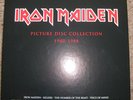 Iron Maiden Picture Disc Box with first 2 LPs Mint