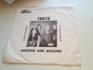 TRUTH AND JANEY straight eight pontiac / around and around US HARD ROCK psych 45