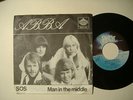 Abba 45 ,,,,,,,,,,,Sos/Man in the middle )) NORWAY 7 EP RARE 