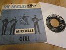 The Beatles - Michelle / Girl, Norway 1966 single, light blue cover variation