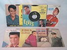 6 SUPERB OLD ELVIS PRESLEY PICTURE SLEEVE 45 RPM RECORDS - ALL FROM SAME ESTATE