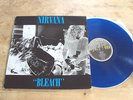 NIRVANA - BLEACH LP Rare Australia BLUE VINYL Grunge Foo Fighters Kurt Cobain