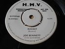 DEMO RECORD 45 RPM-JOE BENNETT=ROCKET / PENNY LOAFERS & BOBBY SOCKS