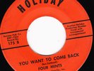 NORTHERN SOUL 45 RPM - FOUR MINTS on HOLIDAY RECORDS