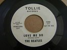 THE BEATLES TOLLIE 45 PROMO WHITE LABEL LOVE ME DO / P.S. I LOVE YOU T-9008