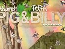 BILLY THORPE -THUMP'N PIG & PUFF'N BILLY 1973 OZ G/F LP SIGNED BY BILLY IN  2002
