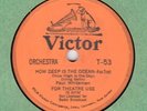 Victor T-53 PAUL WHITEMAN ORCH - How Deep Is The Ocean ORANGE LABEL 1932 E--