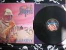 DEATH LP - LEPROSY UNDER ONE FLAG RECORDS FIRST UK PRESS 1988 VINYL RECORD LP