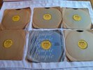 6 Vintage Greek 78 RPM Records - Nina Record Labels