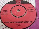 *RARE* David BOWIE -Can't Help Thinking About Me - Original  UK PYE 7