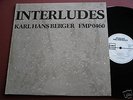 Karl Berger INTERLUDES solo piano/vibes FMP 0460 lp*