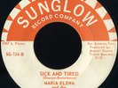 MARIA ELENA & SUNGLOWS Sick & Tired TX NEW BREED R&B SOUL 45 hear