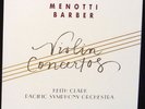 Reference Recording VIOLIN CONCERTOS Ruggiero Ricci Menotti Barber